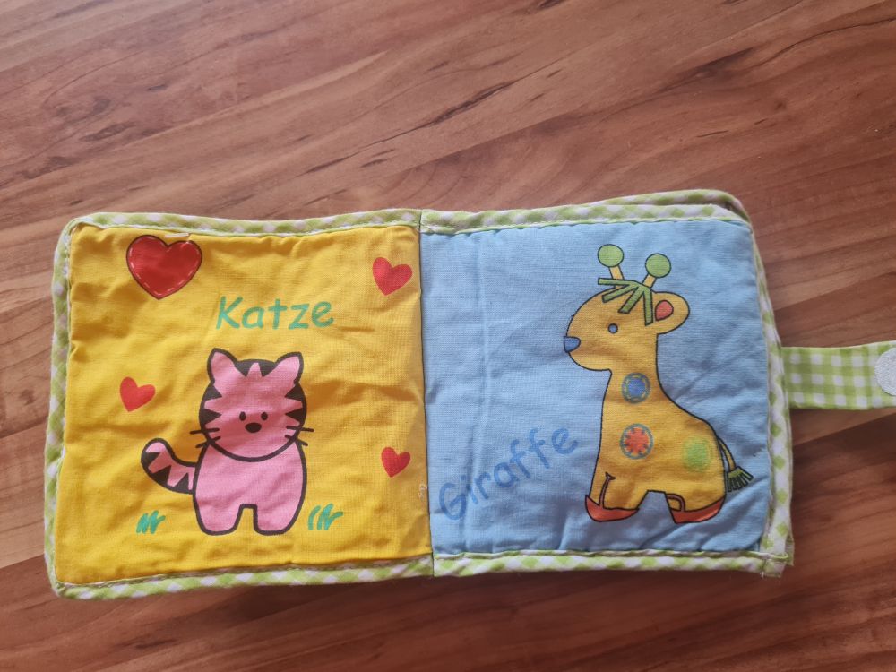 Stoffbuch "Frosch und Löwe", Secondhand