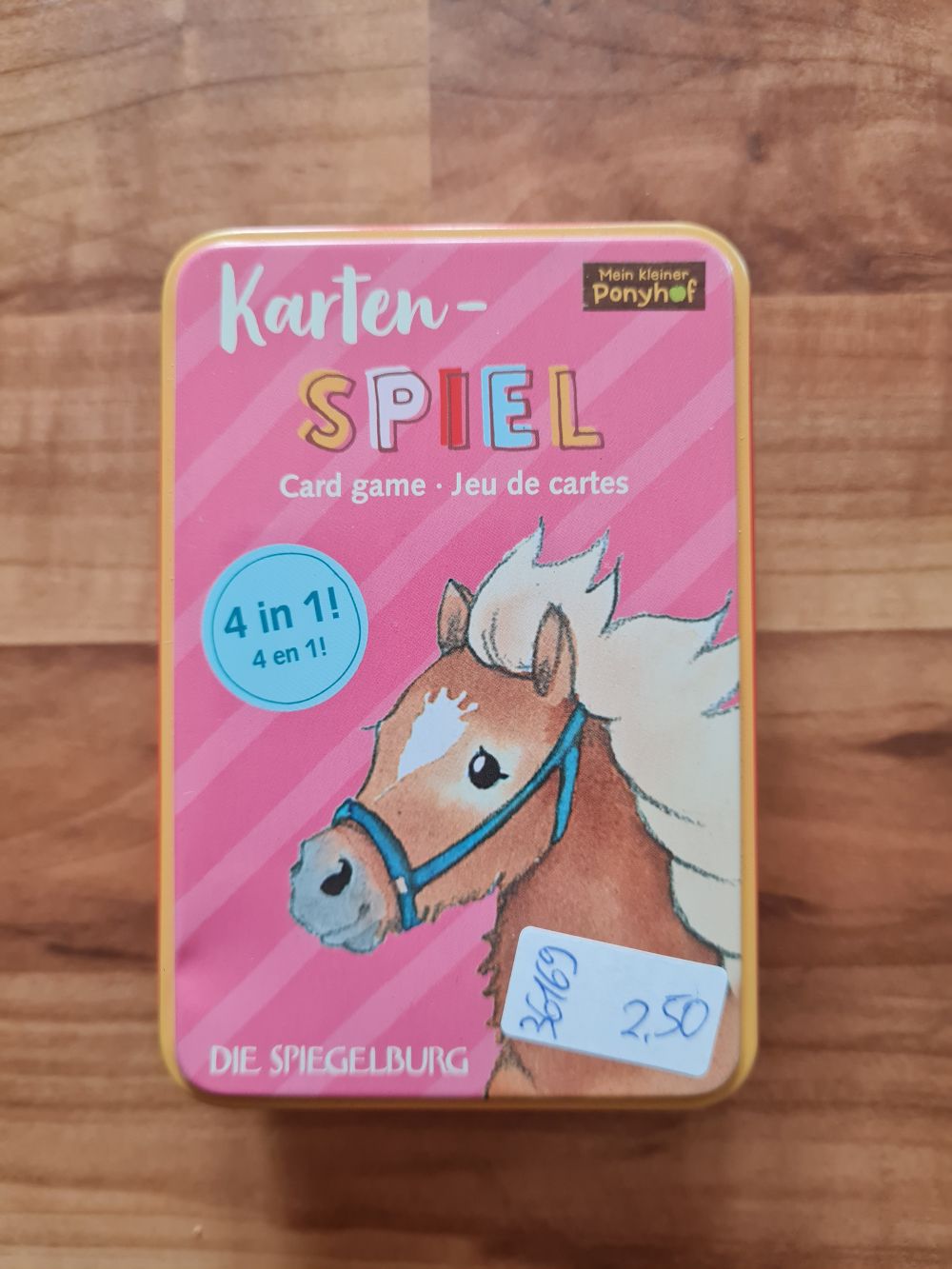 Mein kleiner Ponyhof - Kartenspiel 4 in 1!, Neuwertig