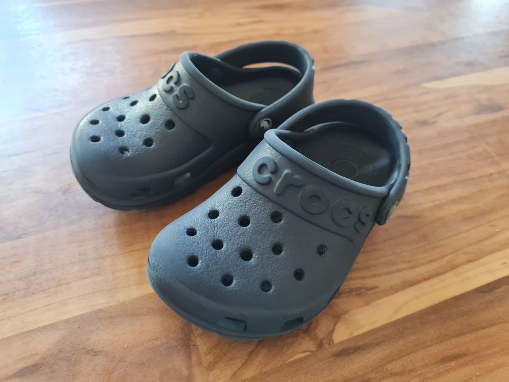 Crocs, marineblau, Gr. C6 (Gr. 22/23), Secondhand