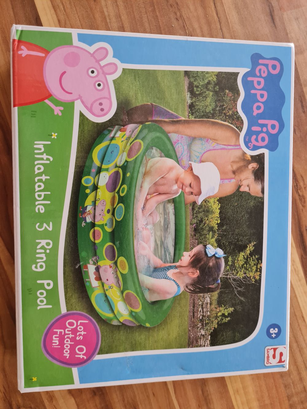 Peppa Pig 3 Ring Planschbecken, 100cm Durchmesser, Neuware