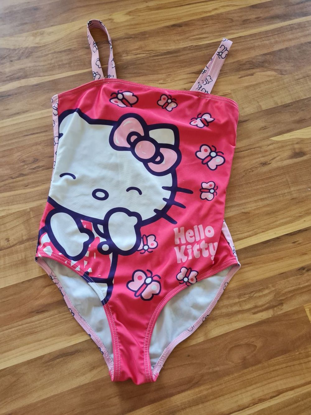 Badeanzug "Hello Kitty", Gr. 134/140, Secondhand