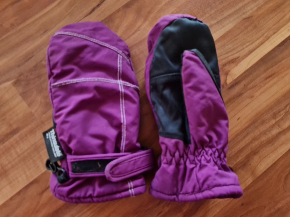 Warme Handschuhe Thinsulate, lila, Gr. 5,5, Secondhand