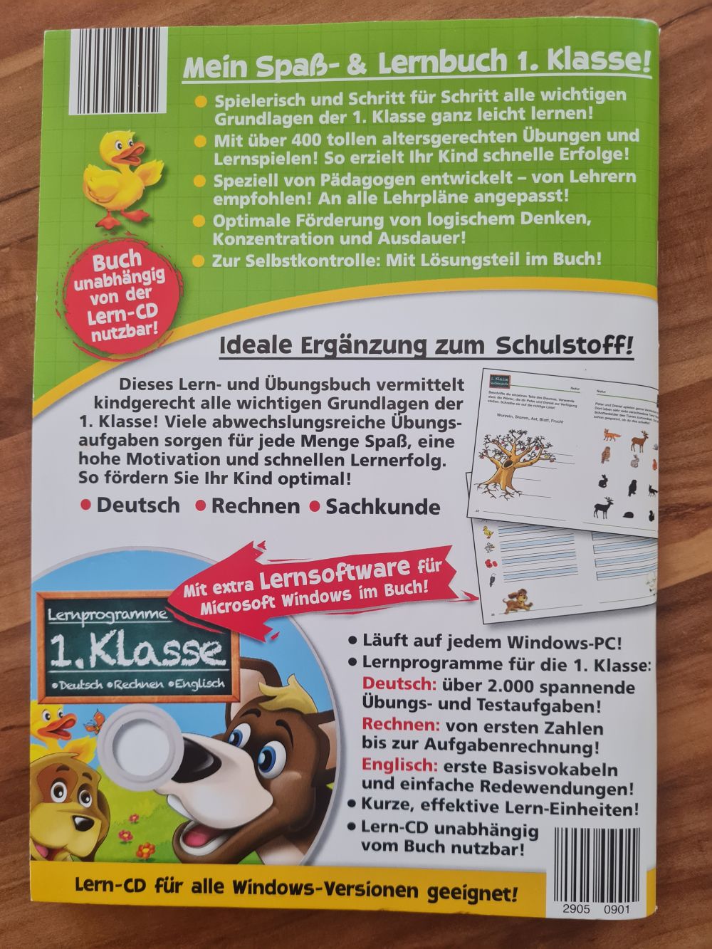 Mein Spaß- & Lernbuch! 1. Klasse - Deutsch - Rechnen - Übungen - Spiele, inkl. CD-Rom, Neuware