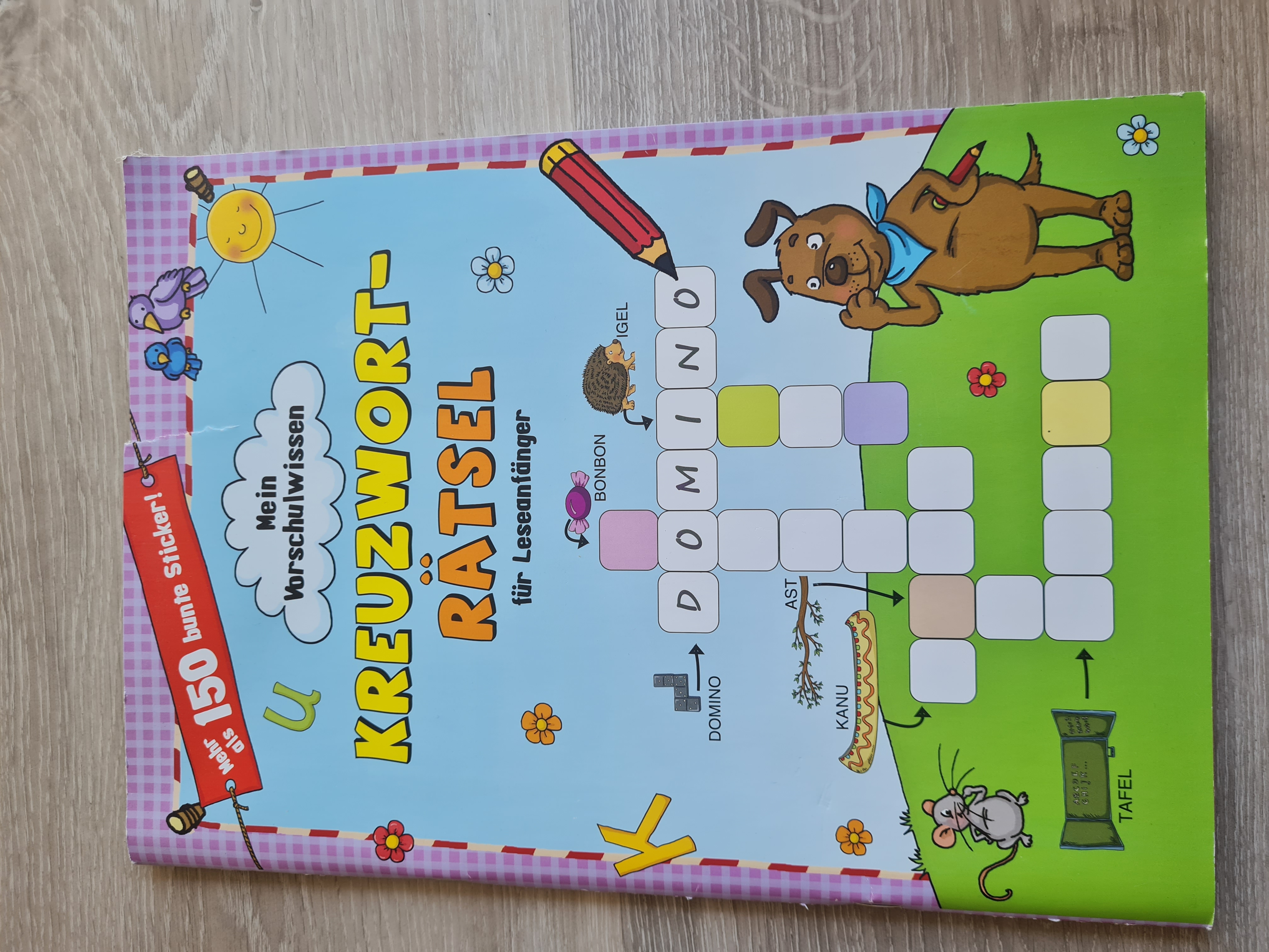 Mein Vorschulwissen: Kreuzworträtsel für Leseanfänger, Neuware