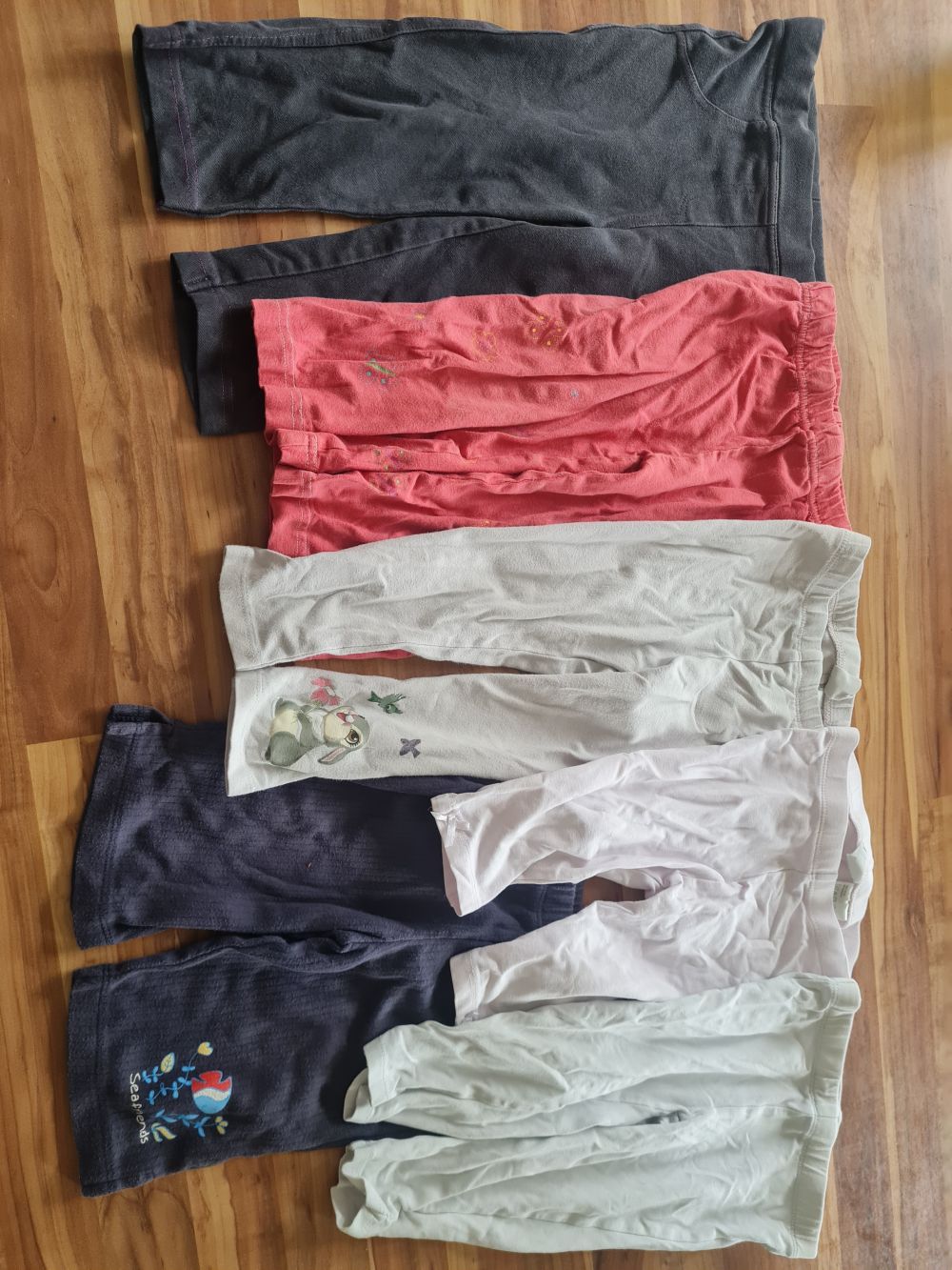 6 Hosen für Mädchen, Gr. 86, Secondhand