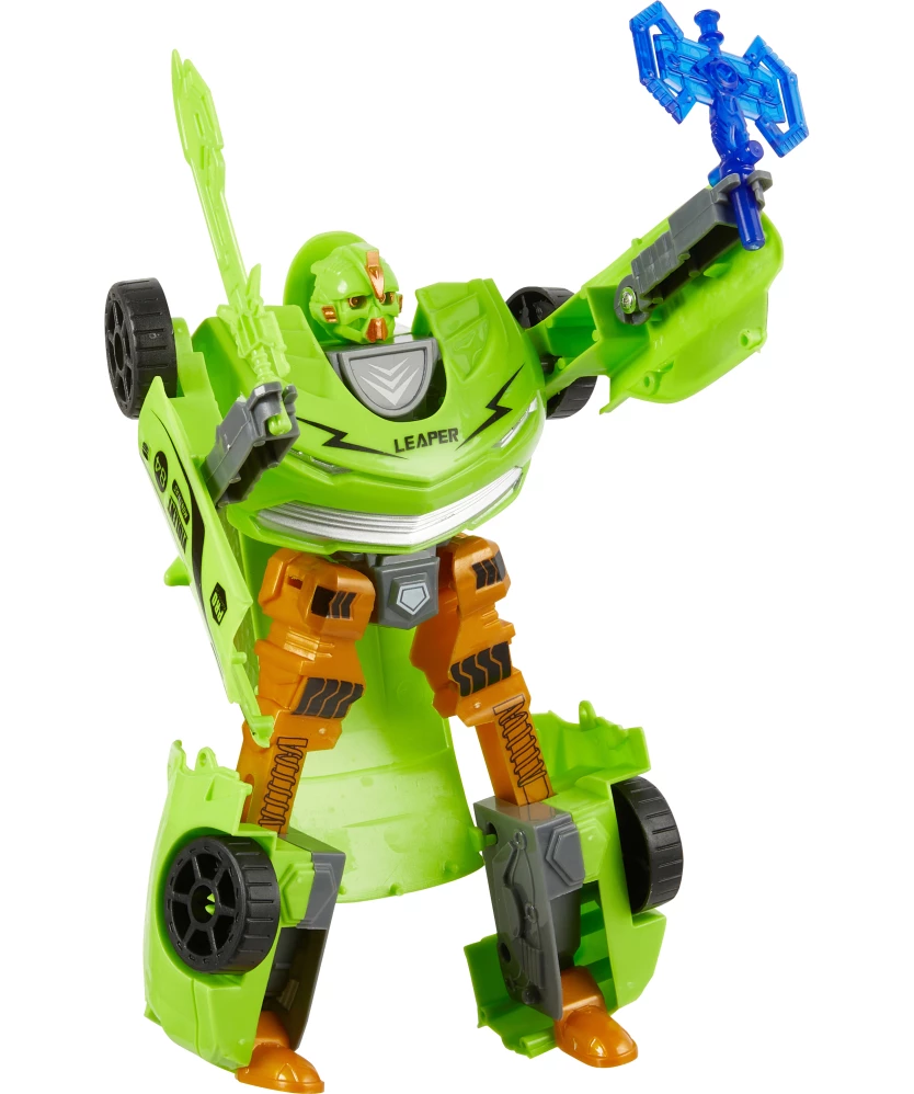 Robo Forces 2 in 1 Transformer, Roboter verwandeln in 5 Schritten, Farbe: grün, Neuware