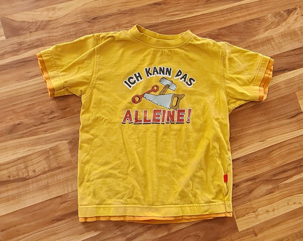 T-Shirt "Ich kann das alleine!", Gr. 104/110, Secondhand