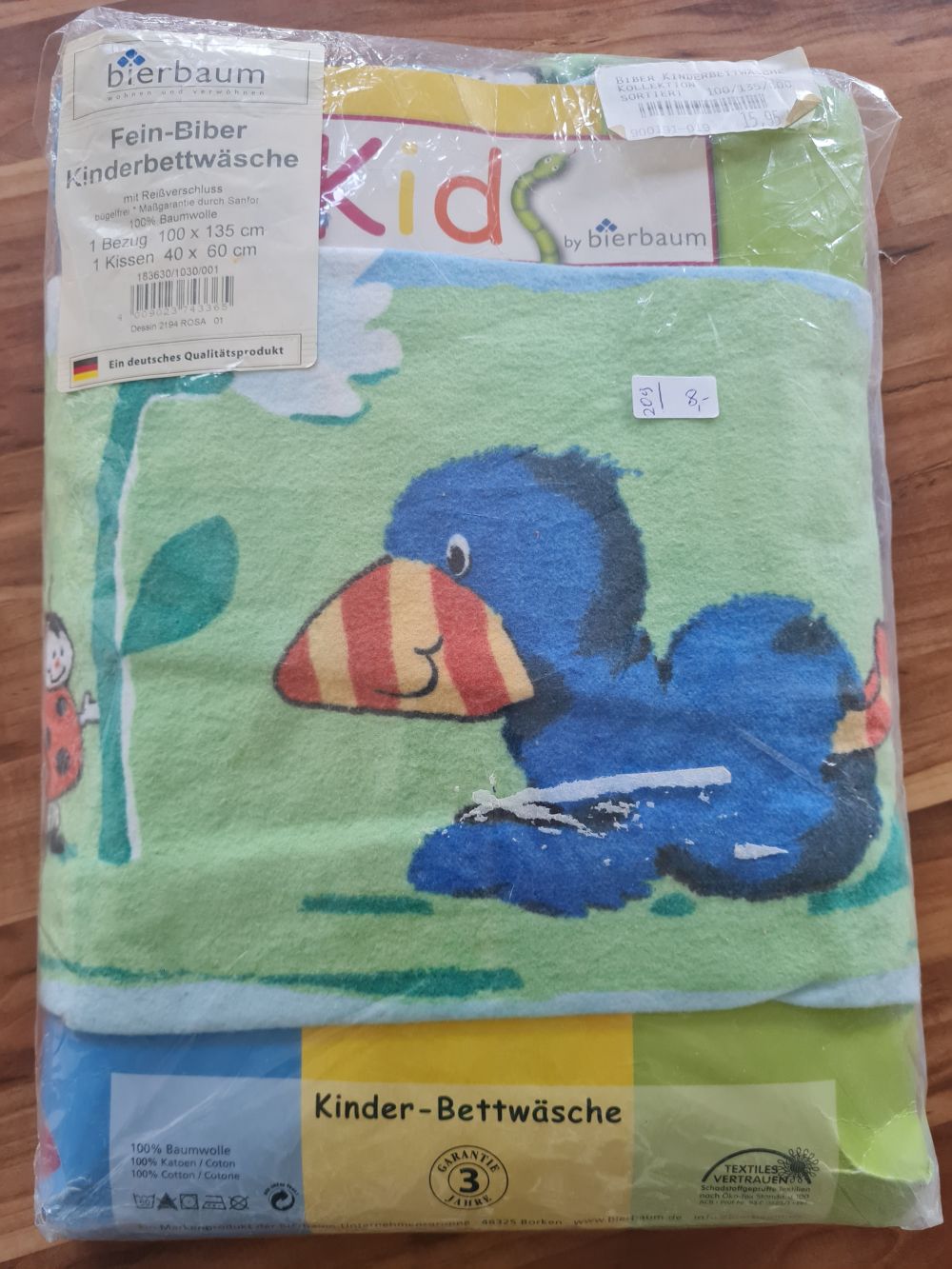 Feinbiber-Kinderbettwäsche "by Bierbaum", Neuware