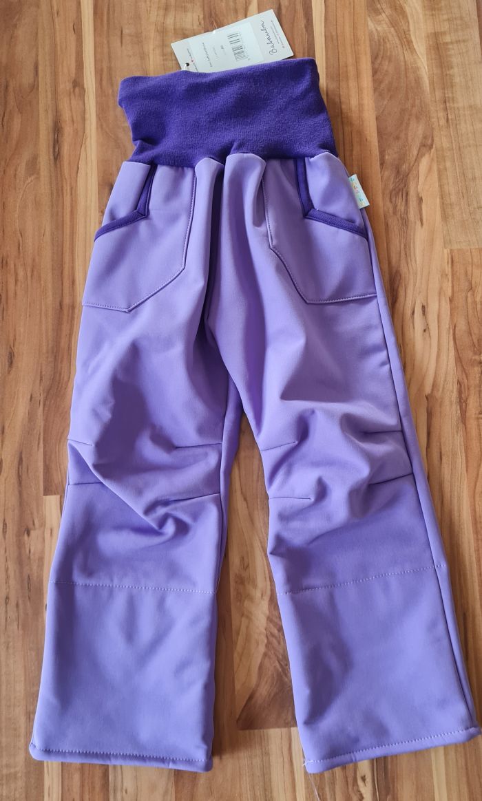 Babauba Uni-Softshellhose "Lavendel", Gr. 80, Neuware mit Etikett