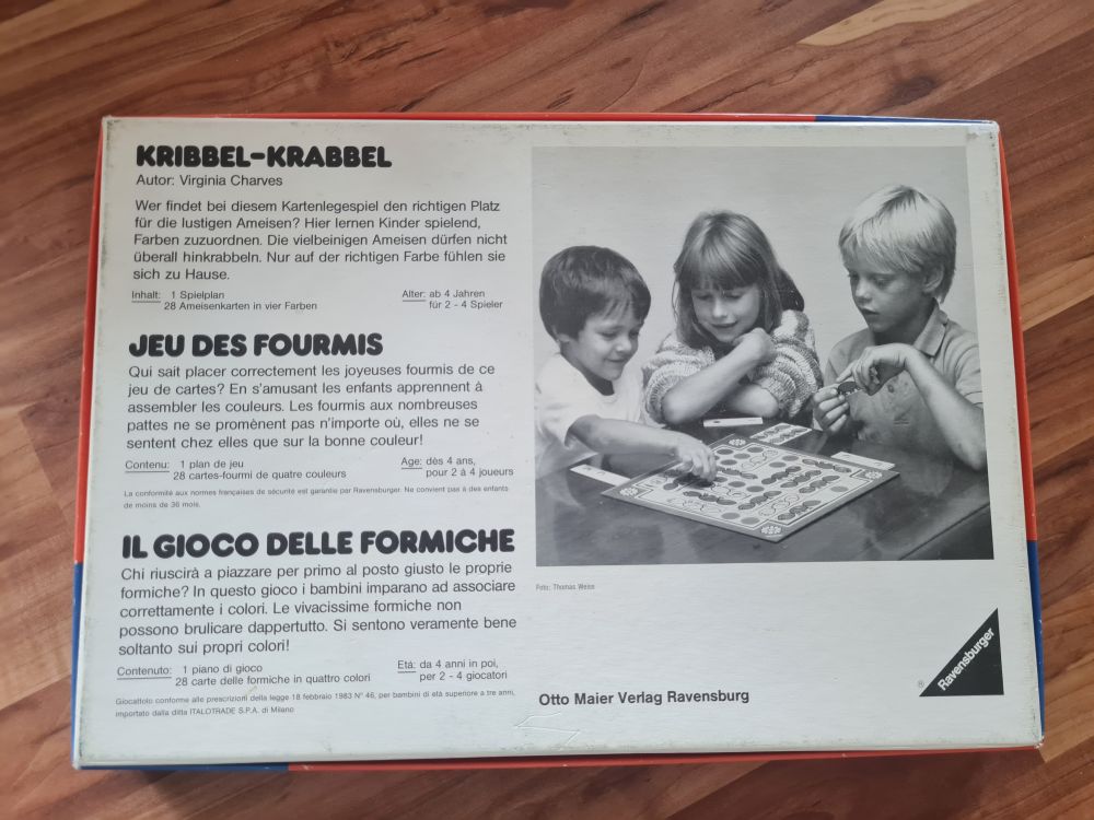 Kribbel-Krabbel, Farblegespiel mit lustigen Ameisen, Secondhand