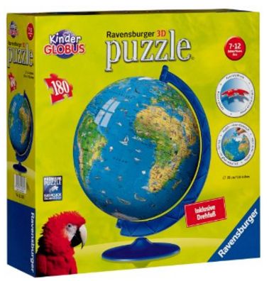 Puzzleball Globo Infantil, 180 Teile, Neuware