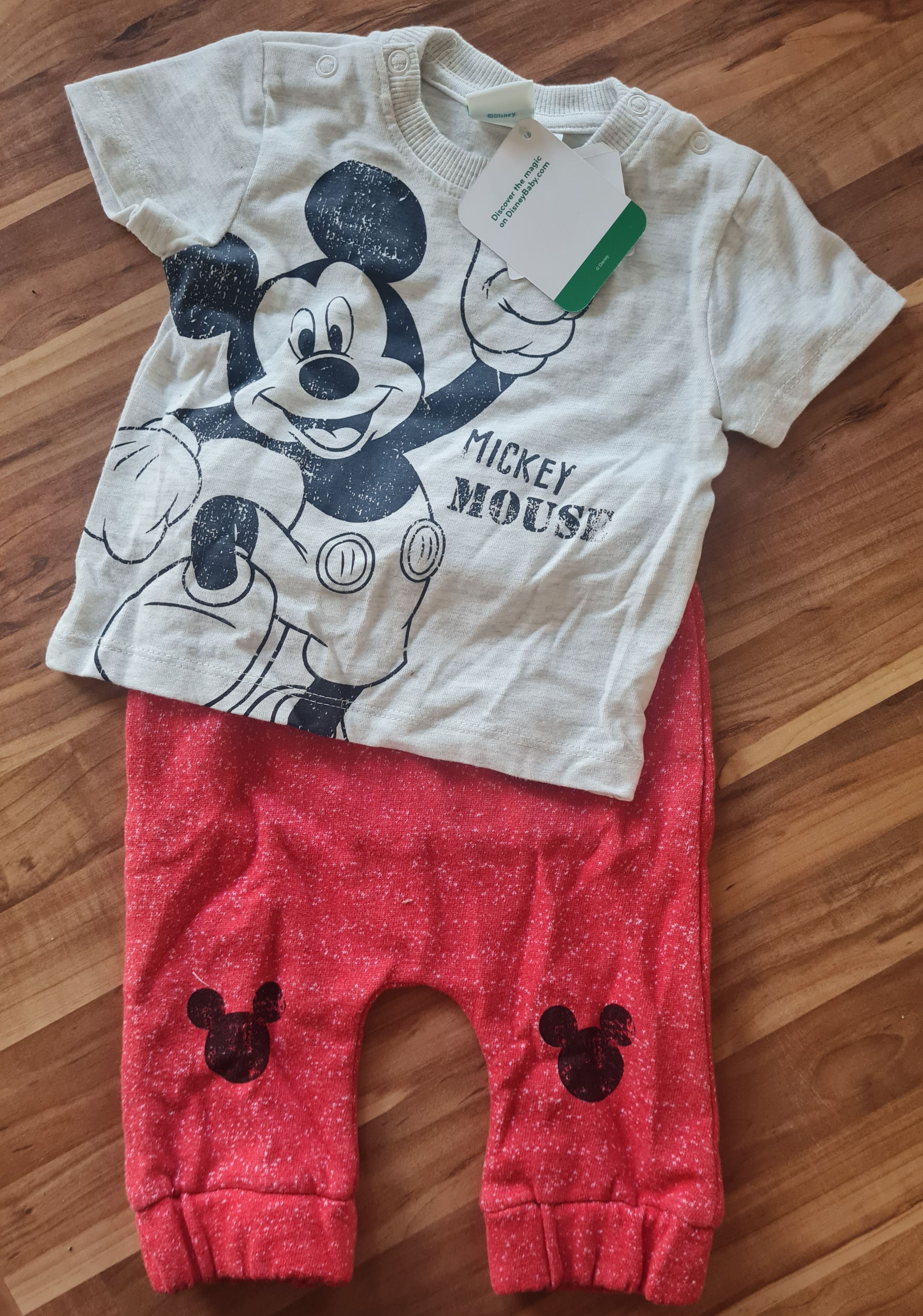 Disney 2tlg. Set für den Sommer "Mickey Mouse", Gr. 62, Neuware mit Etikett