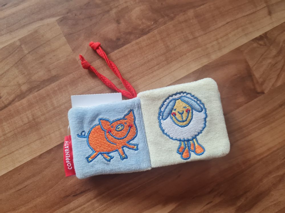 Kleines Stoffbuch "Bauernhof", Secondhand
