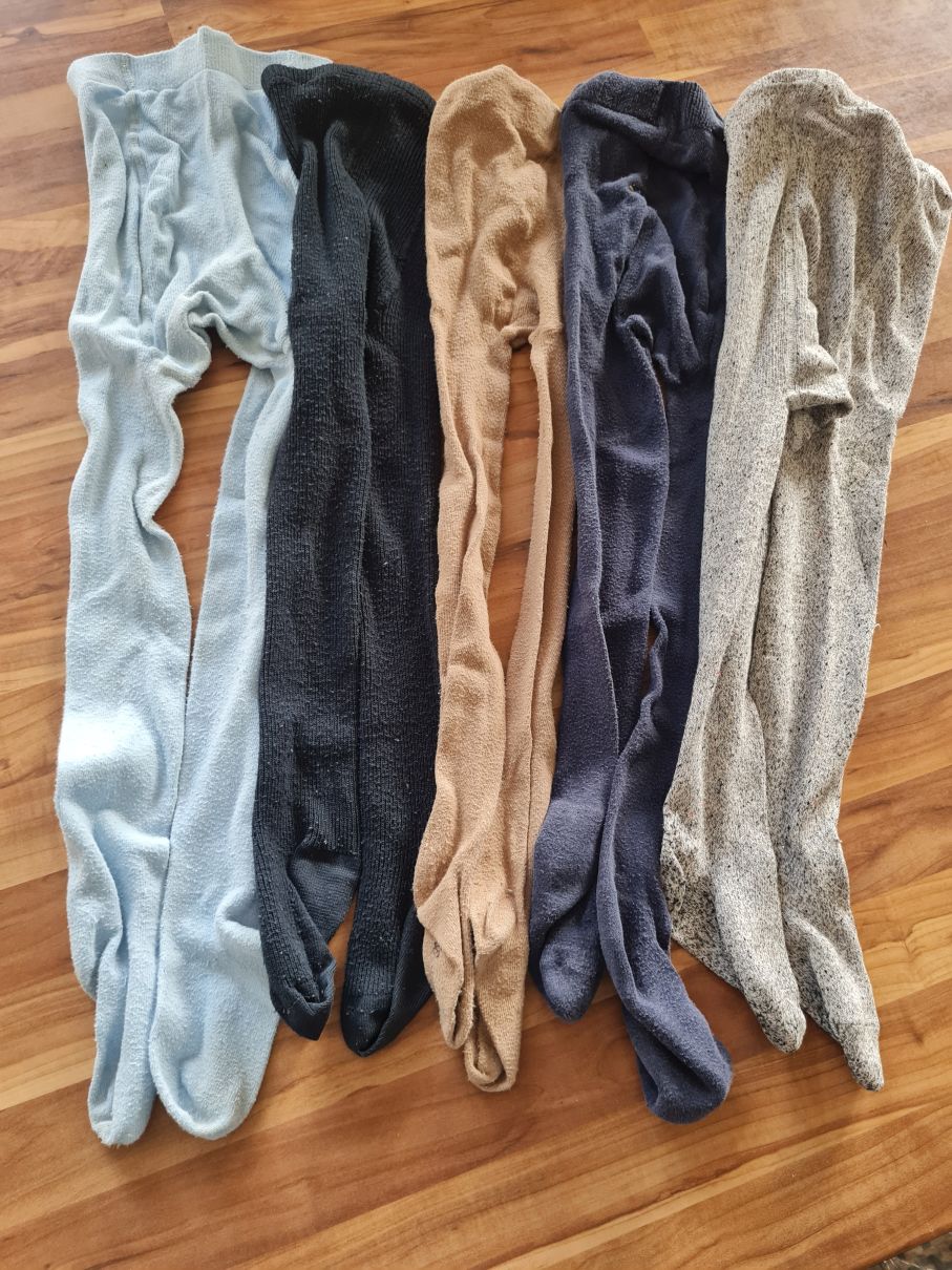 5 Strumpfhosen für Jungen, Gr. 98/104, Secondhand