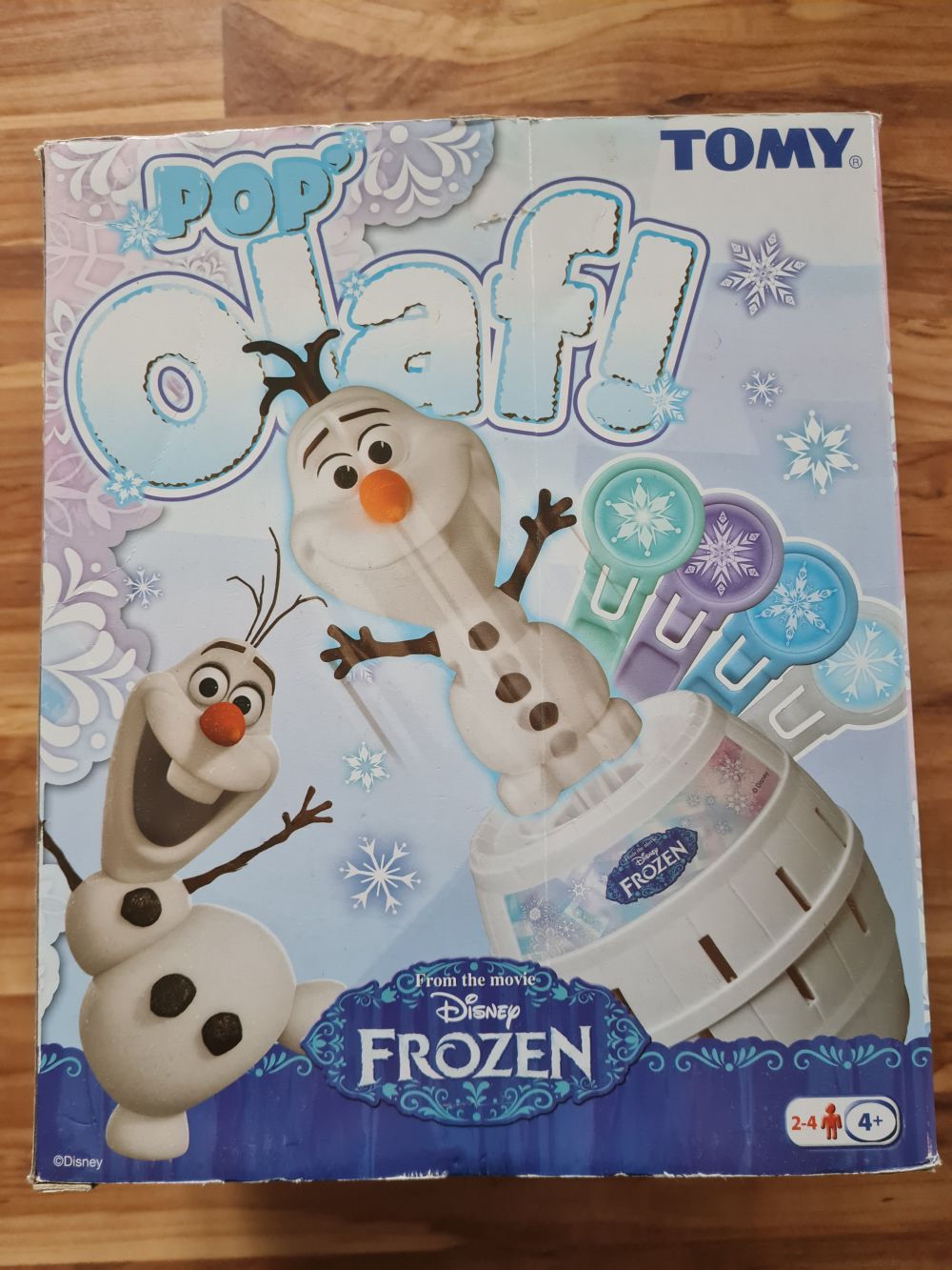 TOMY Disney Pop Up Olaf Spiel, Secondhand