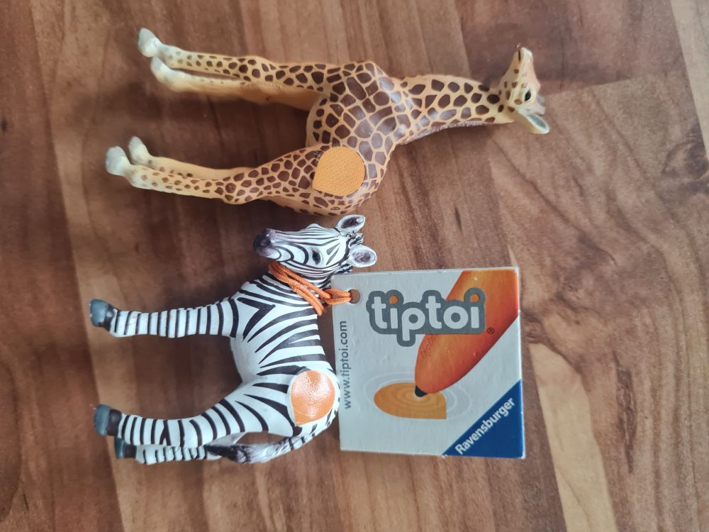 Tiptoi Zebrafohlen und Giraffenjunges, Neuware
