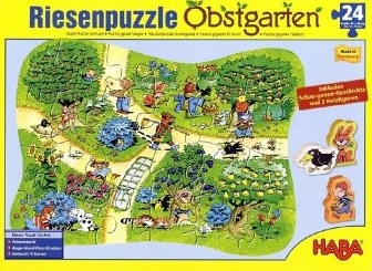 HABA 3908 - Entdecker-Puzzle Obstgarten, 10 Teile, Neuware