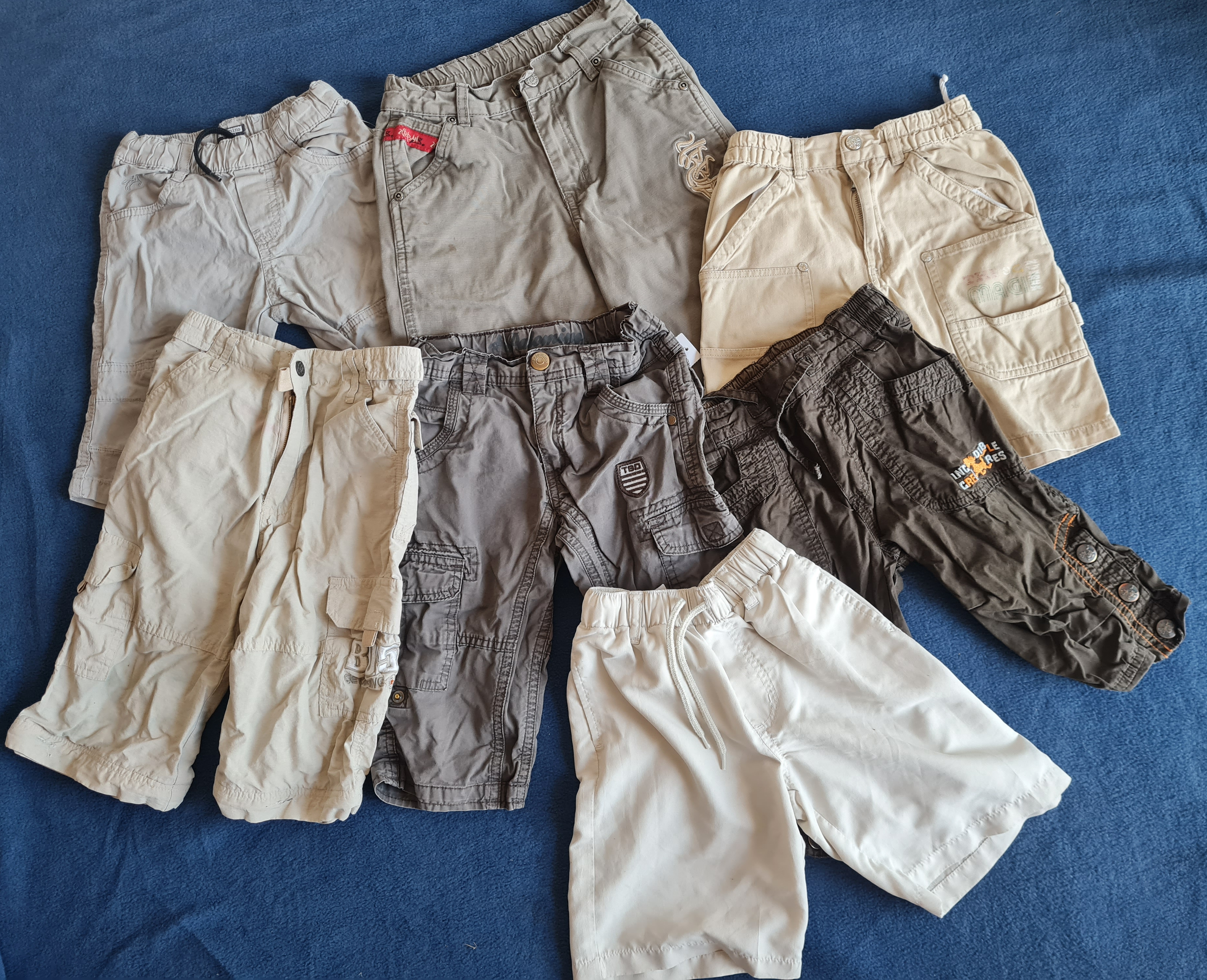 7 Kurze Hosen für Jungen, Gr. 110/116, Secondhand