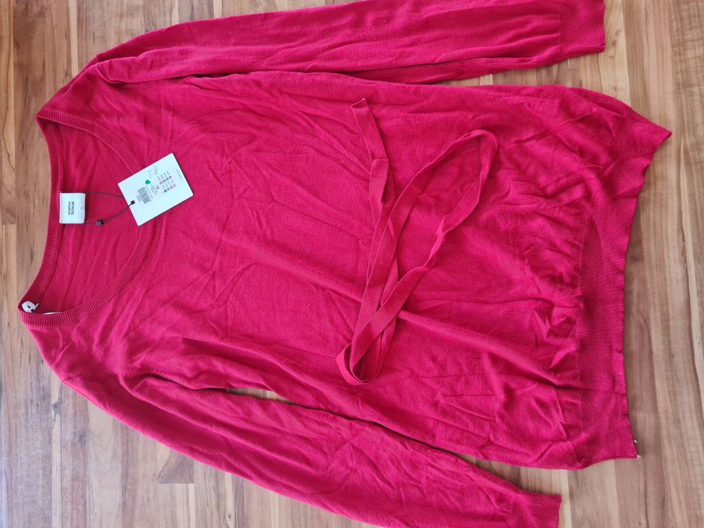 mama licious Umstandsshirt, Farbe: Jester Red, Gr. XL, Neuware mit Etikett