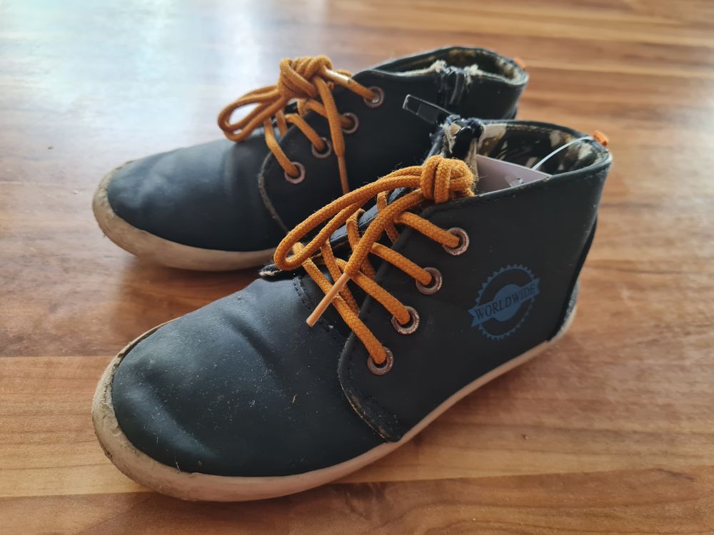 Schuhe, marineblau, Gr. 25, Secondhand