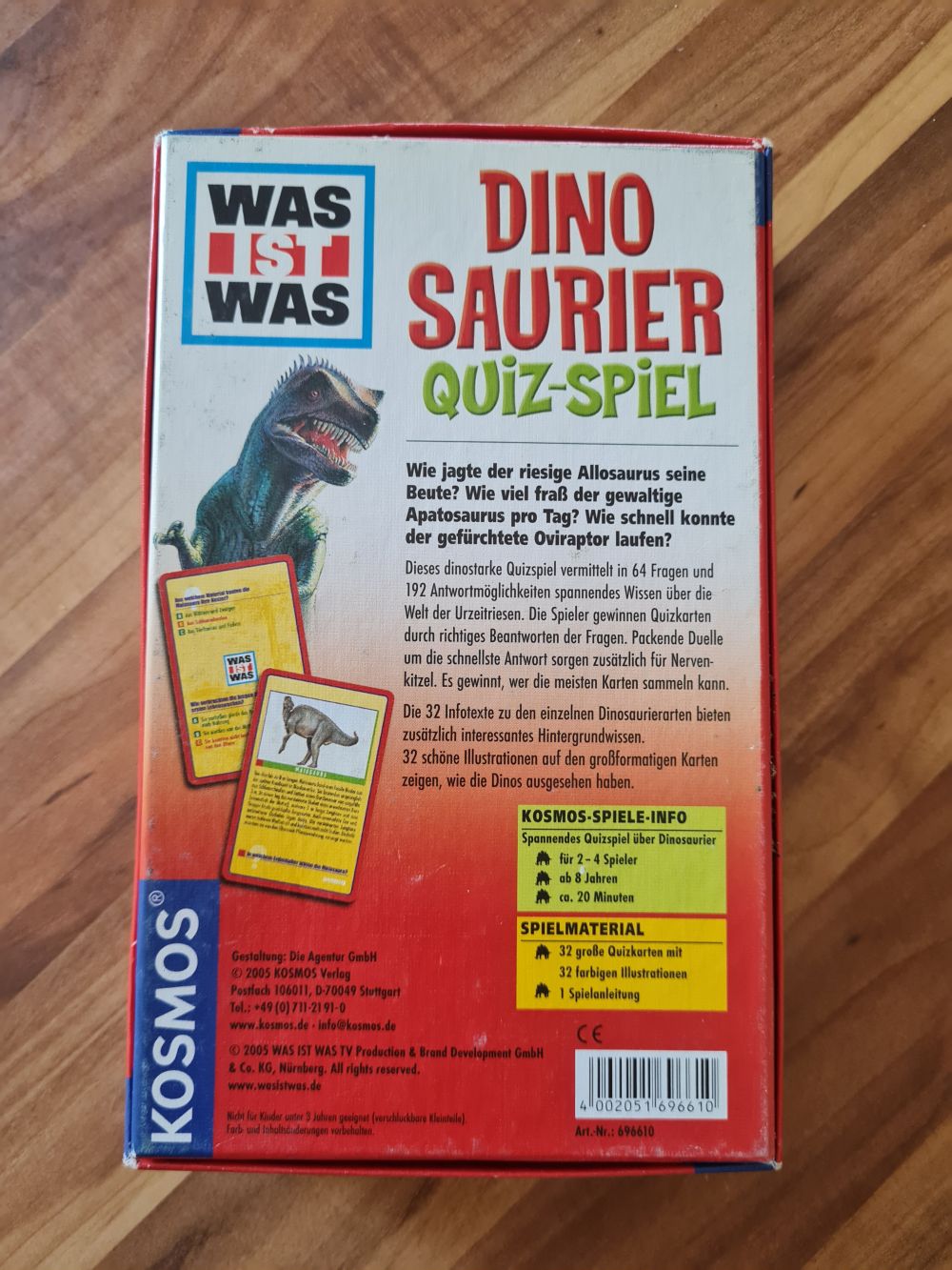 Was Ist Was - Dinosaurier Quiz-Spiel, Secondhand