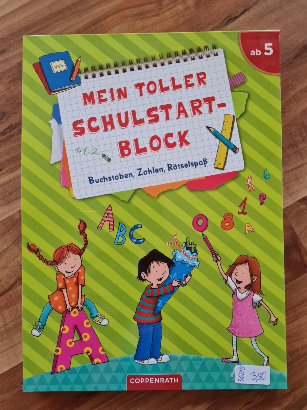 Mein toller Schulstart Block - Buchstaben, Zahlen, Rätselspaß, Neuware